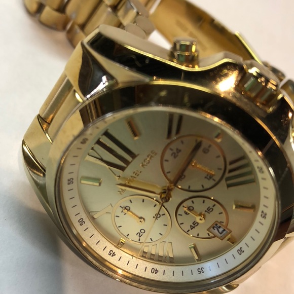 NOT AVAILABLE **Michael Kors gold tone watch - Picture 3 of 8